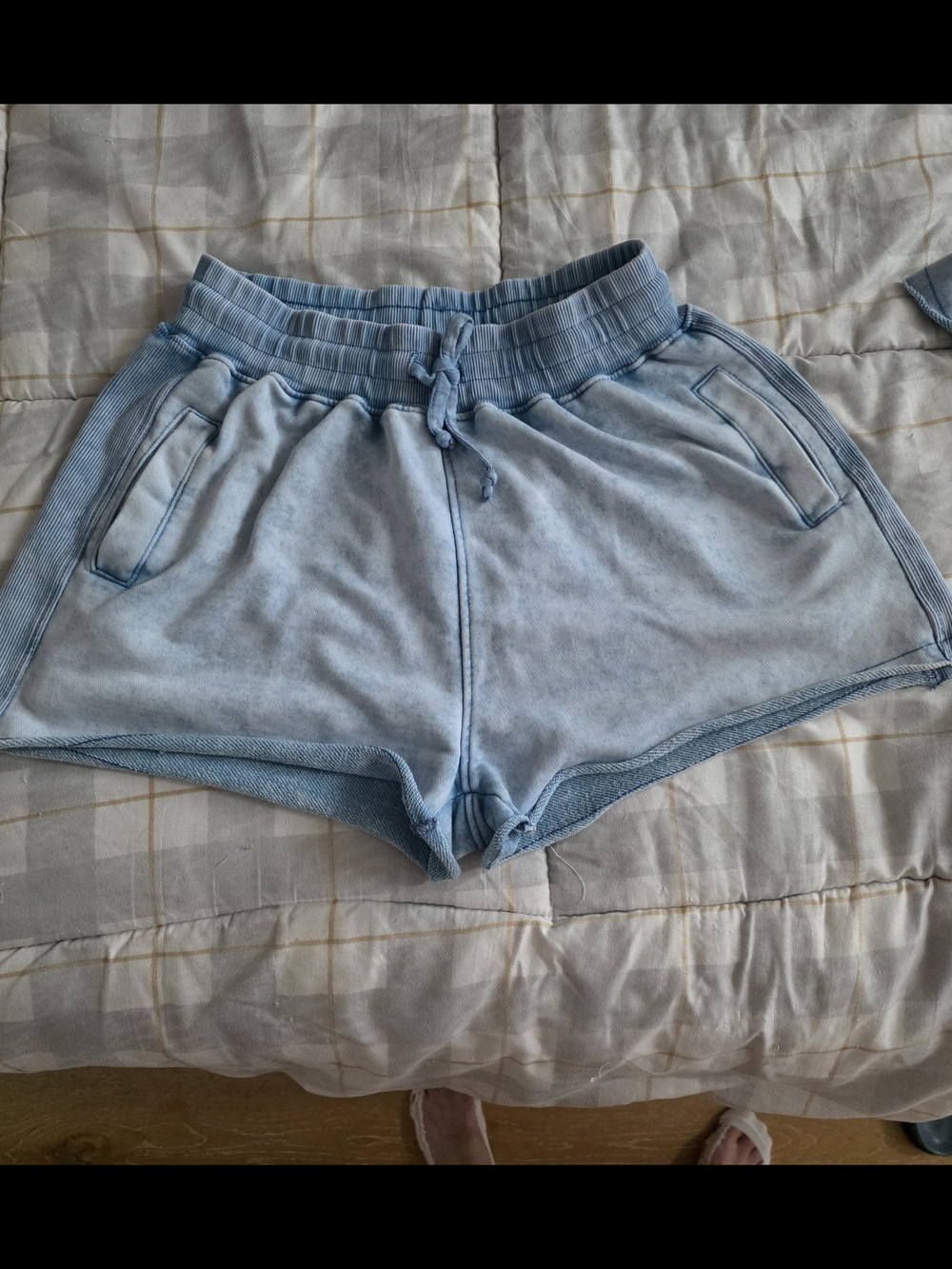 Light Blue Women's Lounge Shorts
